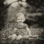 Kinderfoto im Garten