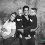 Familiefoto mit Schwangeren