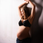 Schwangere stehend