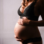 Bauchaufnahme einer Schwangeren