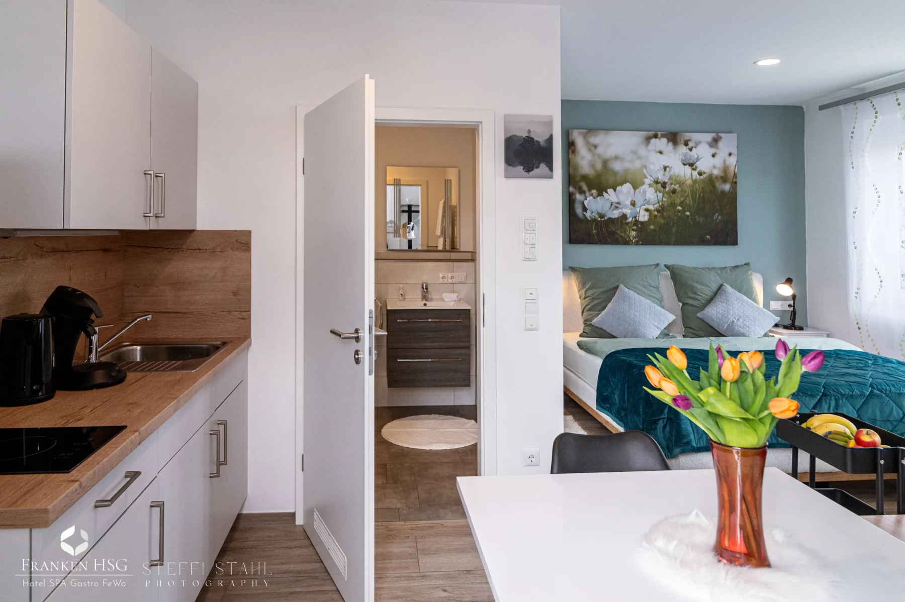 Stillvolle Bilder von Ferienapartments