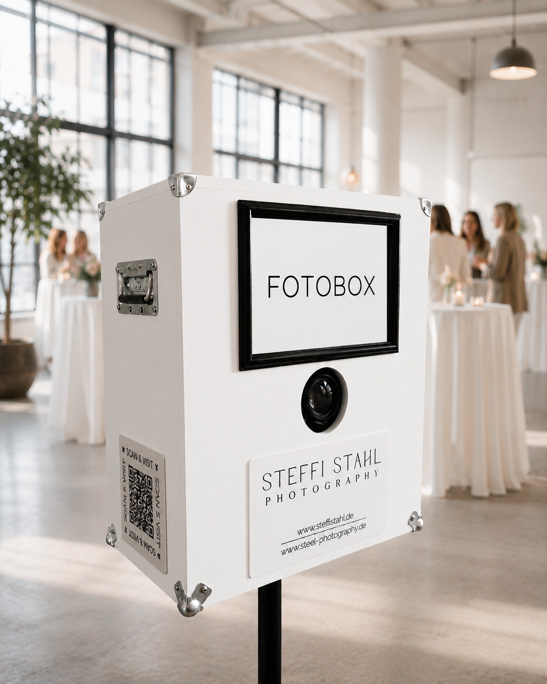 Fotobox für Firmenevents Hochzeiten Geburtstage